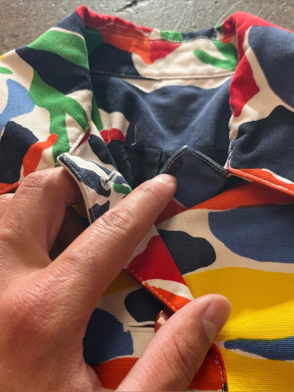 Handmade Abstract Color Blazer - Picture 7 of 7